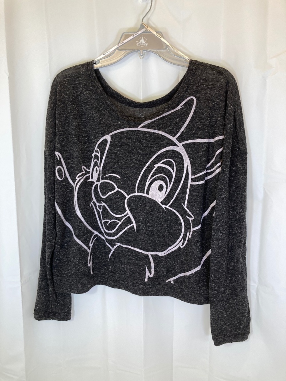 Forever 21 Disney Thumper Sweater Sz L Black Worn Once Lightweight